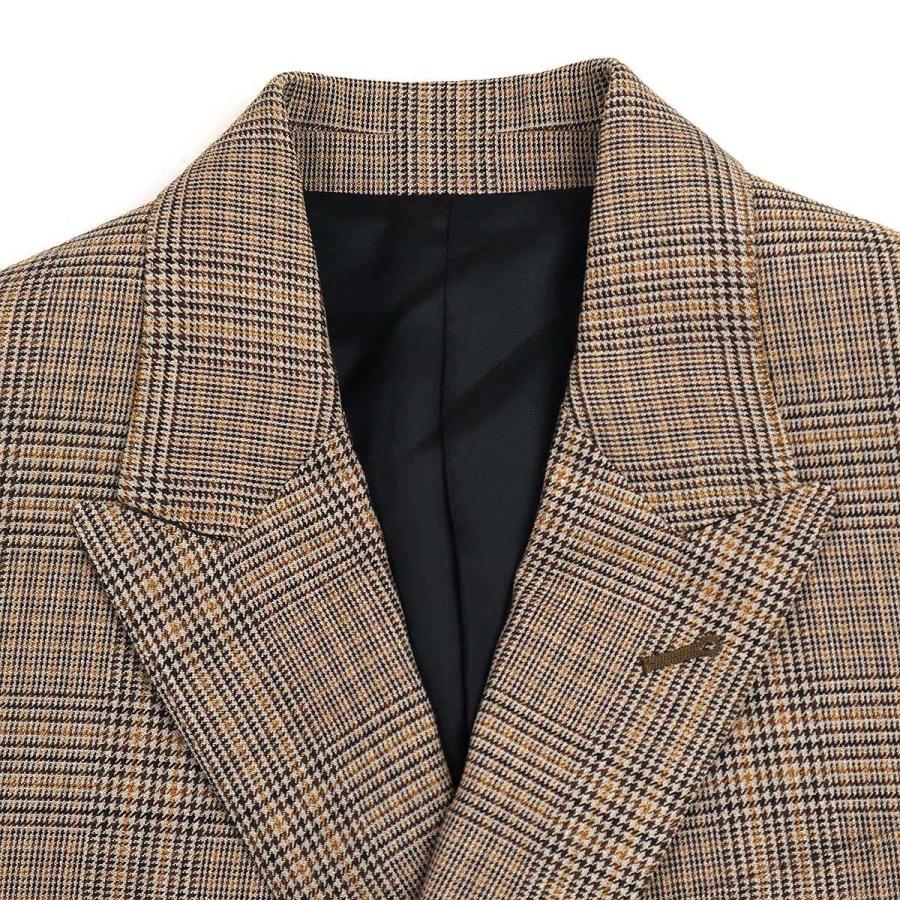 CELINE（セリーヌ） ダブルブレスト ロングチェックテーラード