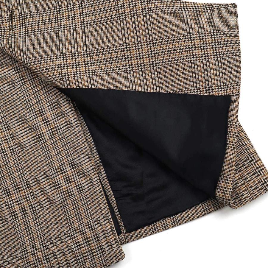 CELINE（セリーヌ） ダブルブレスト ロングチェックテーラード