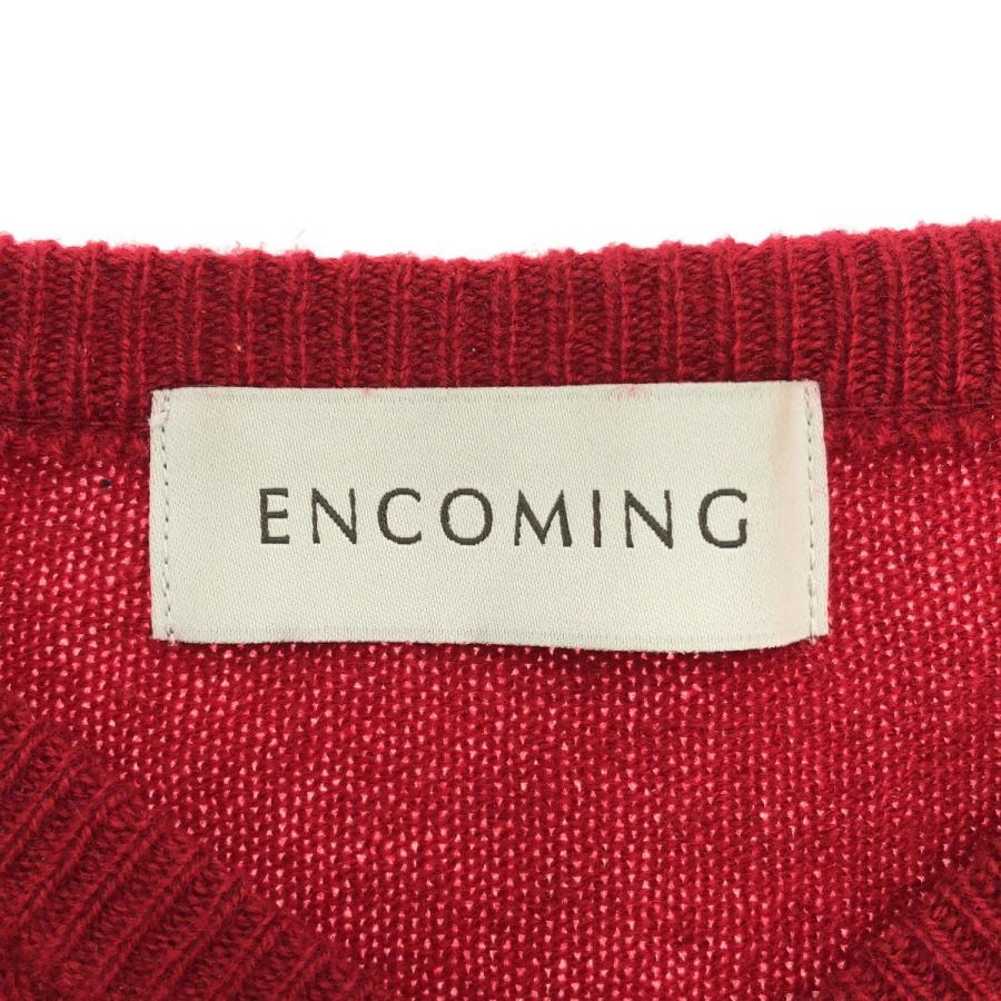ENCOMING（インカミング） 25AW KNITTED V NECK JUMPER カシミヤV