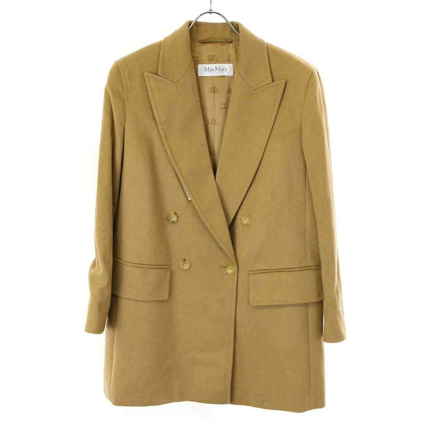 Max Mara（マックスマーラ） キャメルウールダブルブレストジャケット