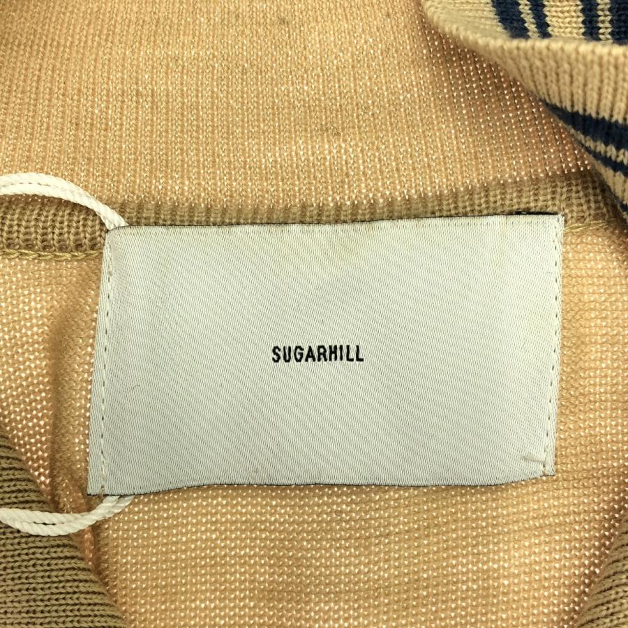 SUGARHILL シュガーヒル 24SS ZIP-UP LINE KNIT POLO SHIRT