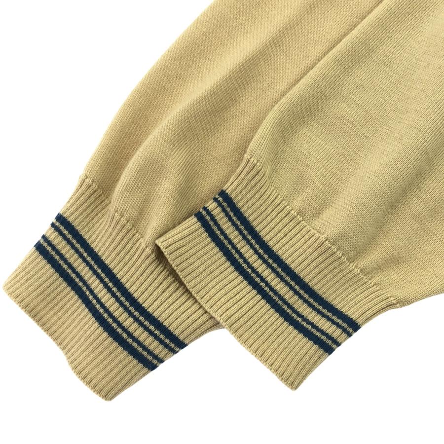 SUGARHILL シュガーヒル 24SS ZIP-UP LINE KNIT POLO SHIRT