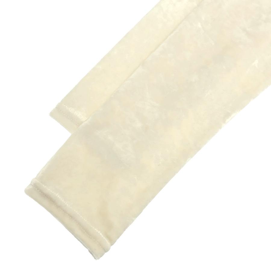 e BIOTOP ヨー ビオトープ Velor bodysuit ベルベットボディースーツ EEM-43000-B ホワイト 0 BIOTOP(ビオトープ) / 【yo BIOTOP】Velor bodysuit (トップス