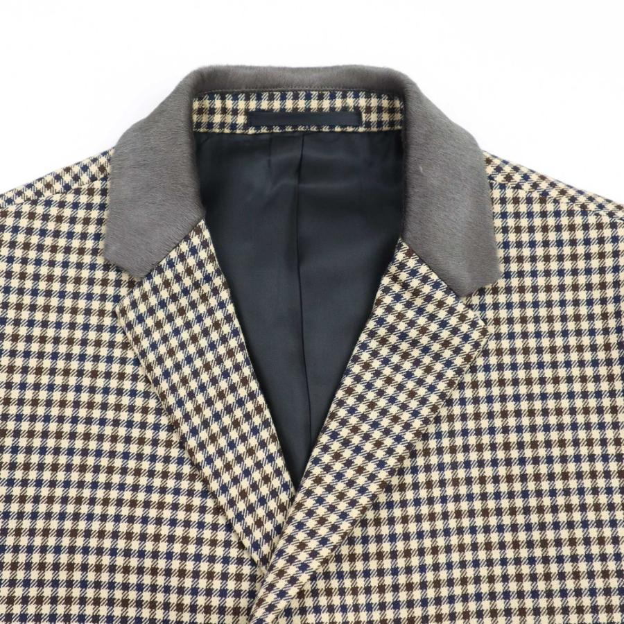 kolor カラー 16AW ガンクラブチェックウールテーラードジャケット 16WCM-J08109 ベージュ系 2 ITVJ512S1FKO | COLUR | 03
