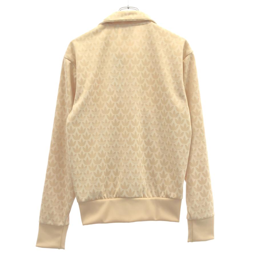 超人気☆アディダス モノグラム 刺繍ロゴ トラックジャケット 薄ベージュ XL adidas（アディダス） MONOGRAM TRACK TOP-SAND STRATA/ グラフィック