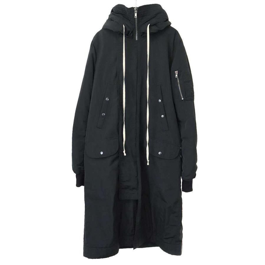 DRKSHDW ダークシャドウ ナイロンコート ジャケット ブラック 【XS】 DRKSHDW by Rick Owens ダークシャドウバイリックオウエンス