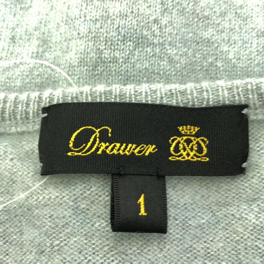DRAWER（ドゥロワー） 14G カシミヤクルーネック カーディガン 6515