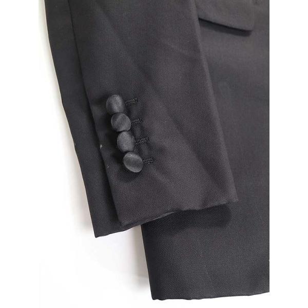 Dior HOMME ディオールオム PETIT ナロースモーキングラペルジャケット ブラック 40 メンズ ITVRMD518L68｜modescape｜06