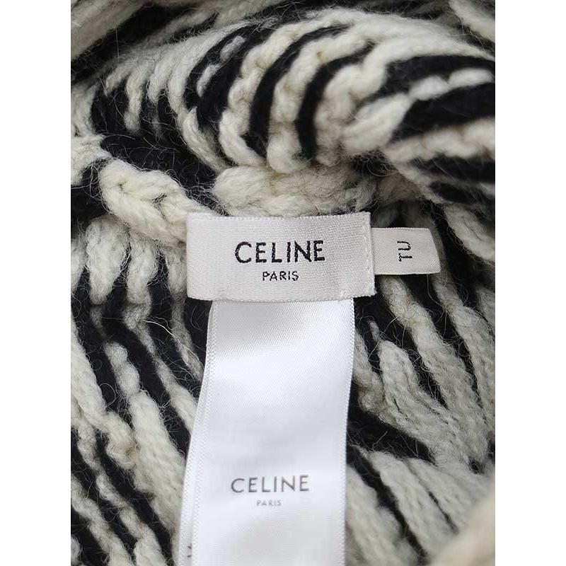 CELINE ホワイト ビーニー CELINE ホワイト ビーニー CELINE ホワイト ビーニー CELINE（ニット帽