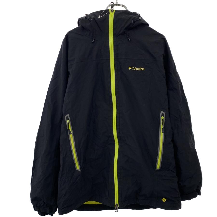 新品♪Columbia OMNI-TECH マウンテンパーカー L ブラック 送料込み】 コロンビア OMNITECH マウンテンパーカー メンズ L 新品
