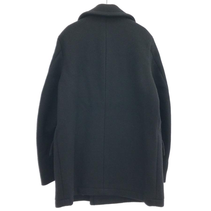 JOHN LAWRENCE SULLIVAN ジョン ローレンス サリバン 17AW メルトンウールPコート 1B012-0317-05 ブラック 46 JOHN LAWRENCE SULLIVAN（ジョン ローレンス サリバン） ジョン