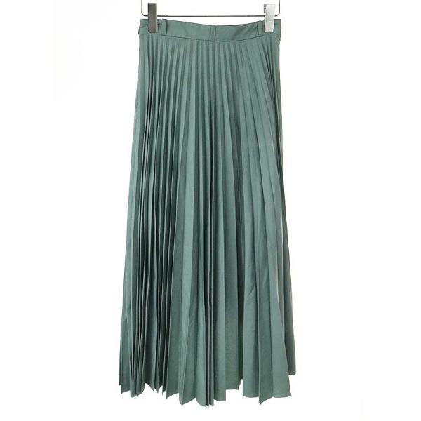 CLANE クラネ WRAP PLEATS SKIRT ラッププリーツスカート サックス 