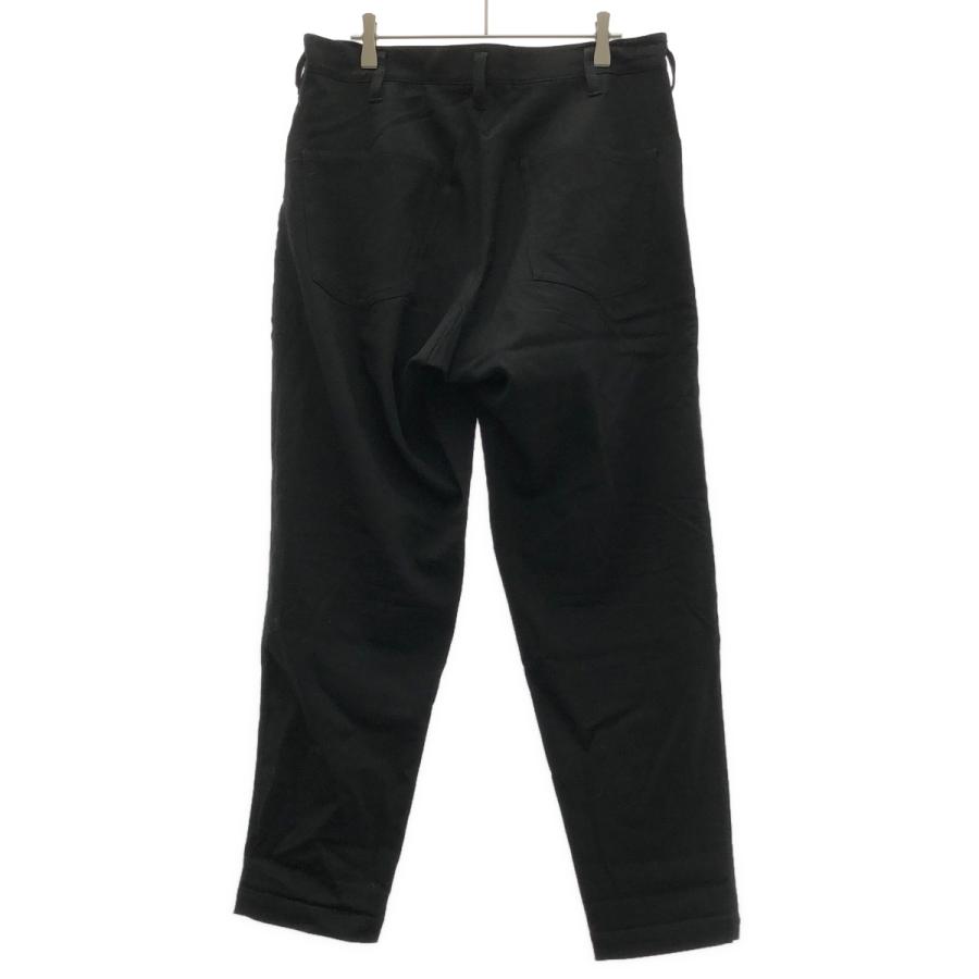 Yohji Yamamoto POUR HOMME ヨウジヤマモト プールオム 18AW 腿開きウールパンツスラックスパンツ HV-P22-190 ブラック 2 Yohji Yamamoto（ヨウジヤマモト） Yohji Yamamoto POUR HOMME