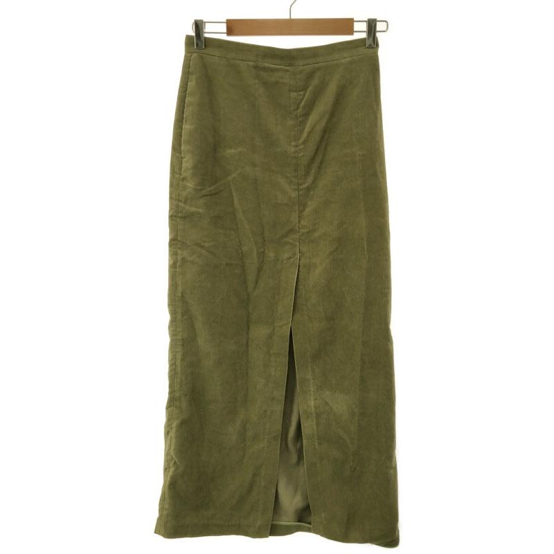 AURALEE オーラリー 18AW WASHED CORDUROY SLIT LONG コーデュロイ  