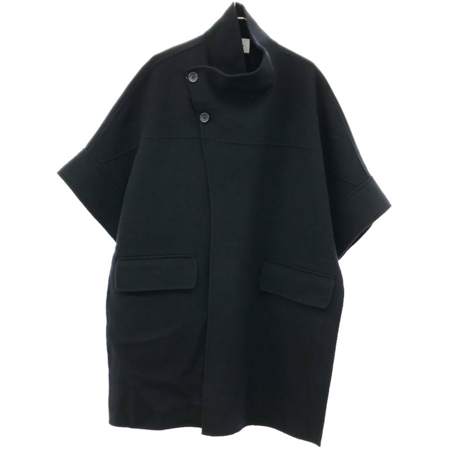 MIESROHE（ミースロエ） 24AW super140 スタンドカラー接結ポンチョ