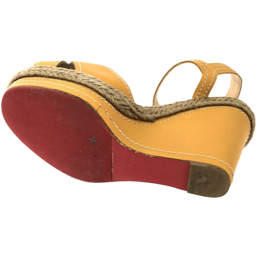 Christian Louboutin エスパドリーユ カラフル ウェッジヒール