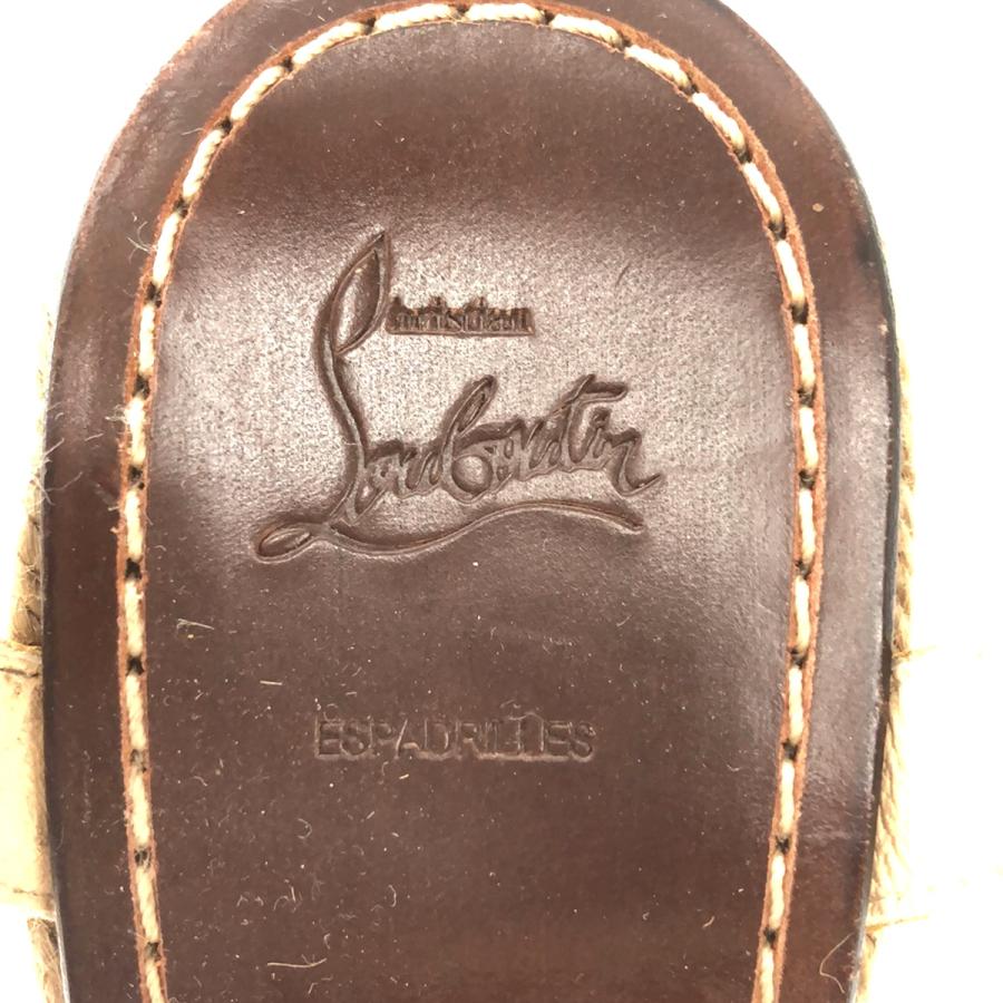 Christian Louboutin クリスチャンルブタン エスパドリーユ ウェッジ 
