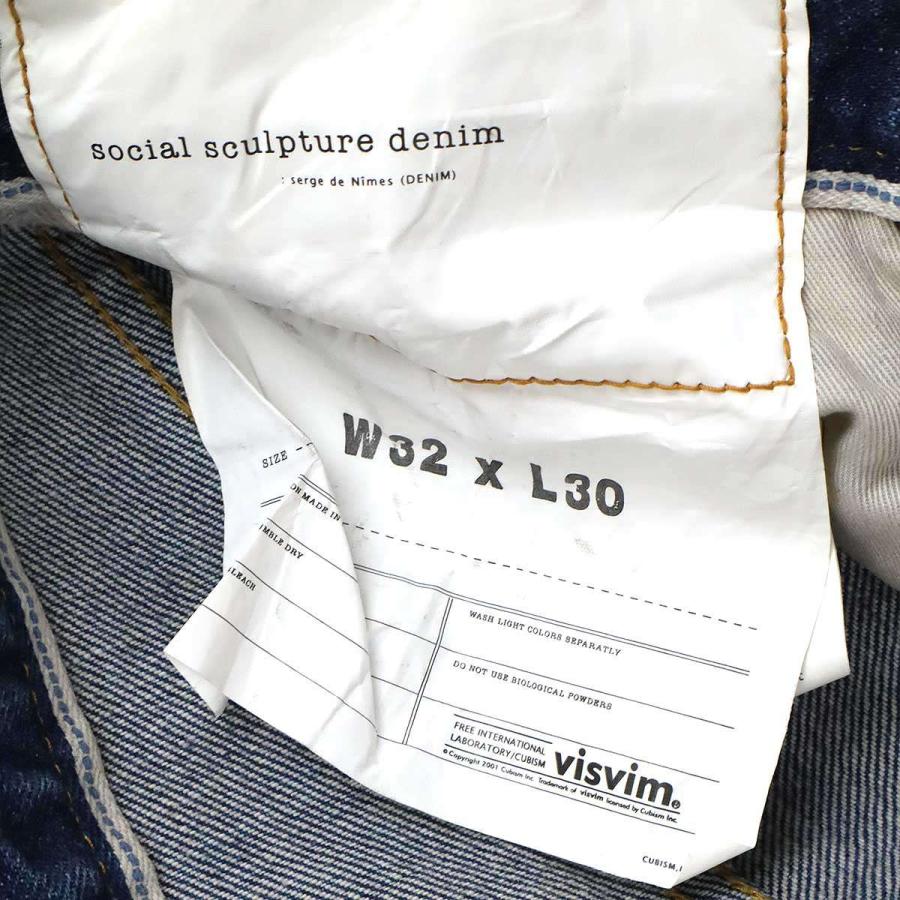 visvim（ヴィズヴィム） ビズビム 21AW Social Sculpture SLIM DAMAGED