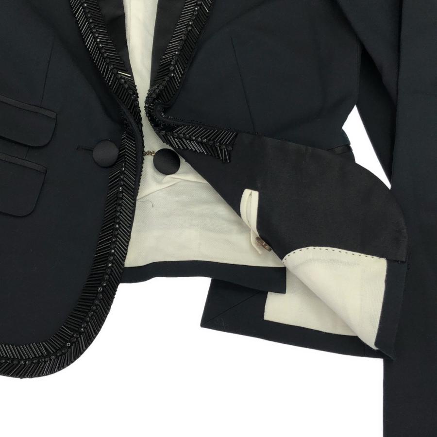【定価26万円】 DSQUARED2 ショートタキシードジャケット 46 DSQUARED2(ディースクエアード) レオパードラペルタキシードジャケット