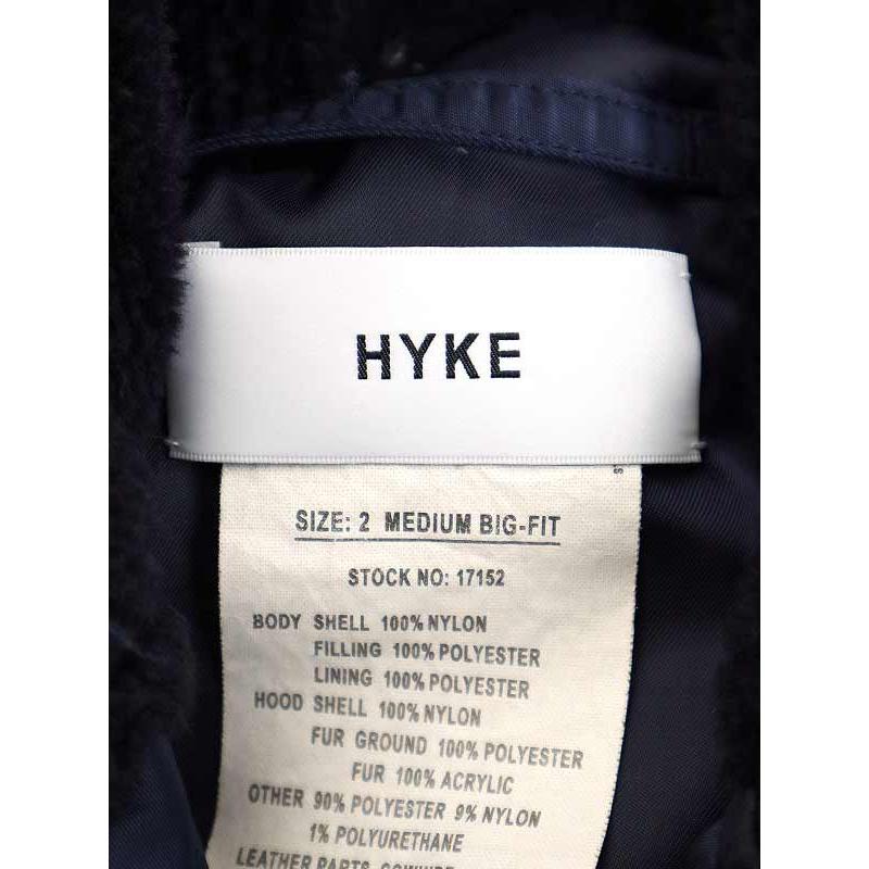 HYKE ハイク 18AW N-3B JACKET/BIG FIT ミリタリーコート HYKE ハイク 18AW N-3B JACKET/BIG FIT ミリタリーコート