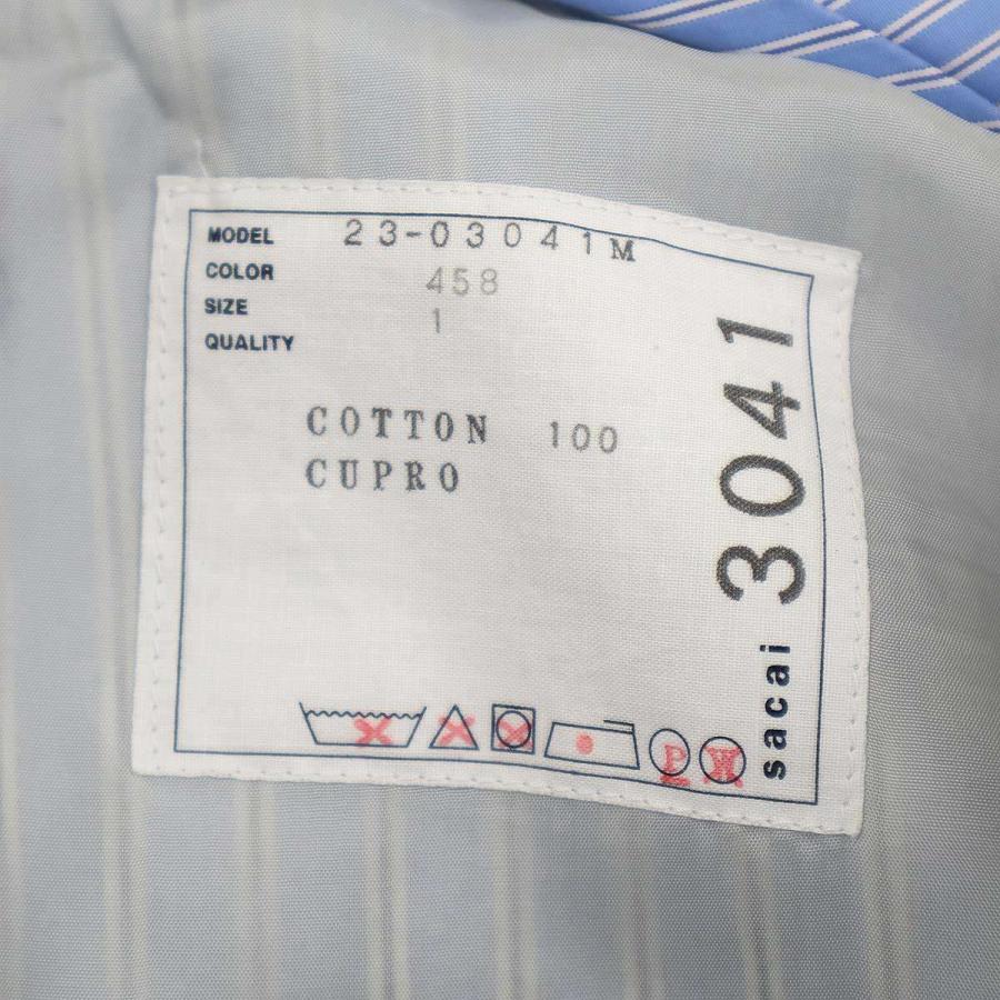 sacai サカイ 23SS Thomas Mason vertical-stripe Print Cotton sacai サカイ 23SS Thomas Mason vertical-stripe Print Cotton
