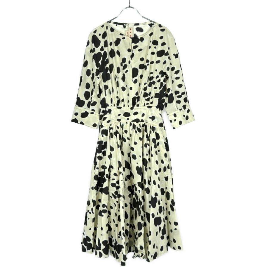 MARNI マルニ 22AW アブストラクトパターンドレスワンピース 02PR 22  