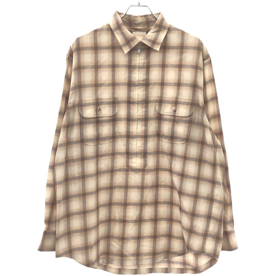 ULTERIOR アルテリア WAGAMAMA別注 C/W TWILL ZIP UP SHIRT ジップ 