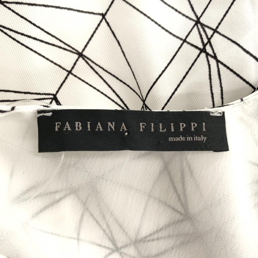 FABIANA FILIPPI（ファビアナフィリッピ） 幾何学プリントレザーベルト 