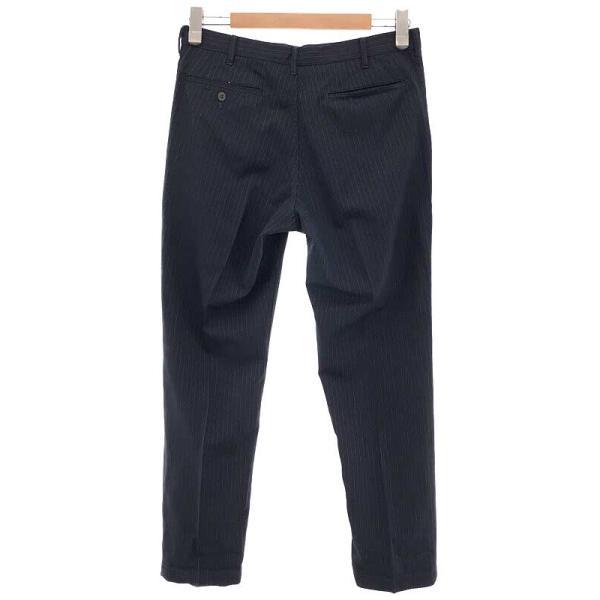 COMME des GARCONS HOMME DEUX コムデギャルソン オム ドゥ 13AW ポリエステル縮絨スラックスパンツ ネイビー系 サイズ:S ITWJ91N83ZW2 COMME des GARCONS HOMME DEUX コムデギャルソン オム ドゥ 13AW ポリエステル縮絨スラックスパンツ ネイビー系 サイズ:S ITWJ91N83ZW2