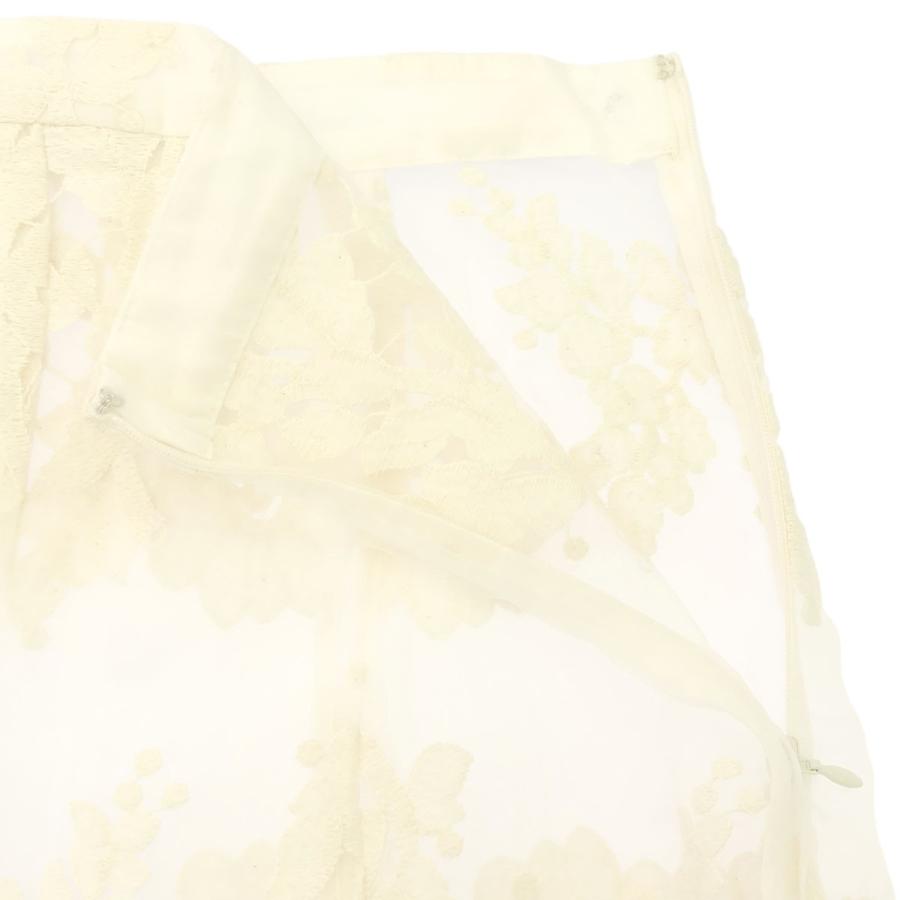 CLANE（クラネ） SHEER FLOWER LACE SKIRT シアーフラワーレース