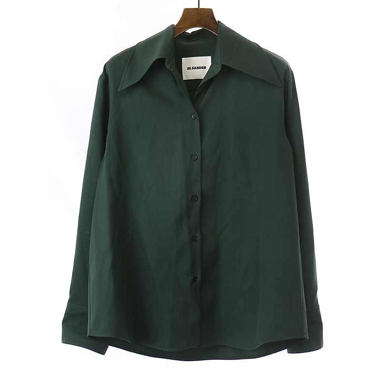 JIL SANDER ジルサンダー 21AW ポインテッドカラー ウール JIL SANDER ジルサンダー 21AW ポインテッドカラー ウール