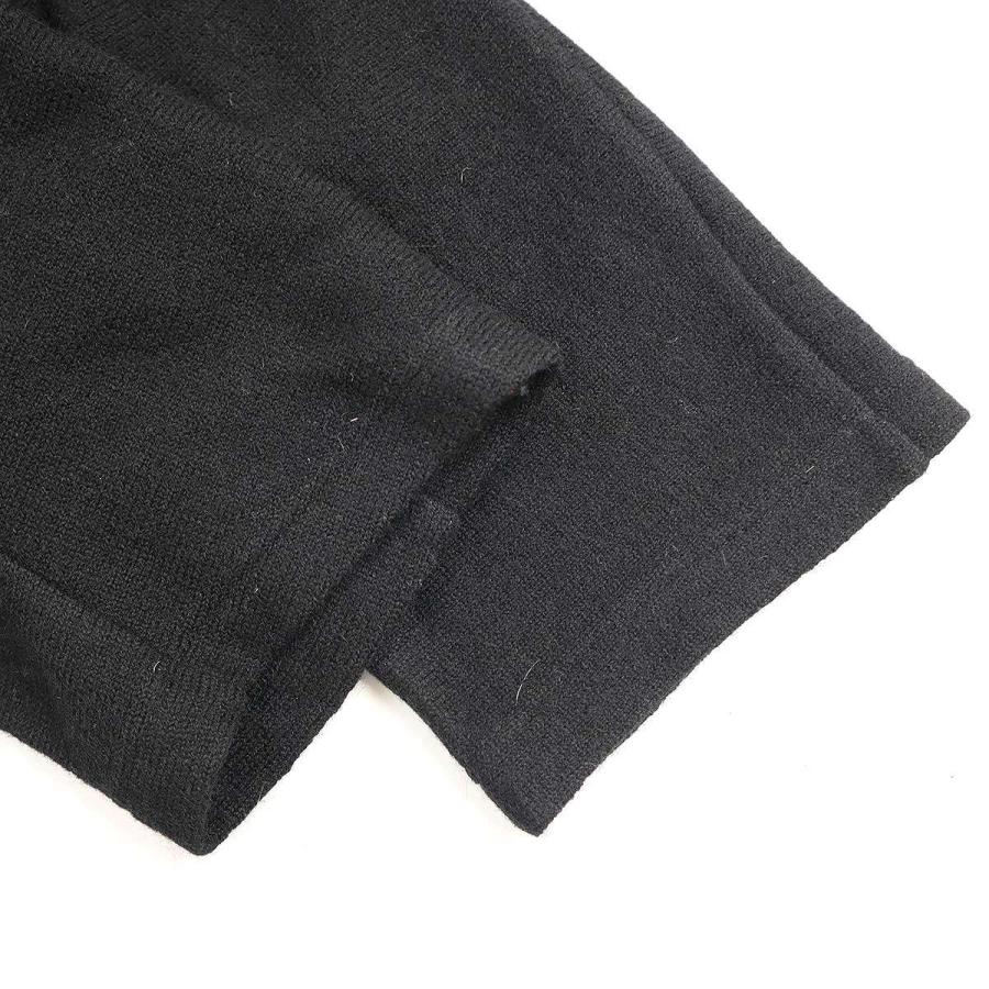 Yohji Yamamoto - Yohji Yamamoto FEMME ヨウジヤマモト ファム 21AW モックツイストドレープデザインニット FX-J01-106 ブラック 2 Yohji Yamamoto FEMME ヨウジヤマモト ファム 21AW モック