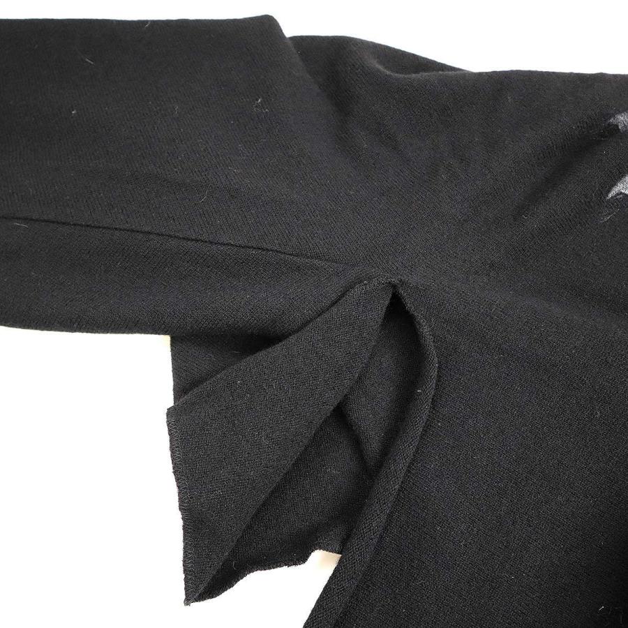 Yohji Yamamoto - Yohji Yamamoto FEMME ヨウジヤマモト ファム 21AW モックツイストドレープデザインニット FX-J01-106 ブラック 2 Yohji Yamamoto FEMME ヨウジヤマモト ファム 21AW モック
