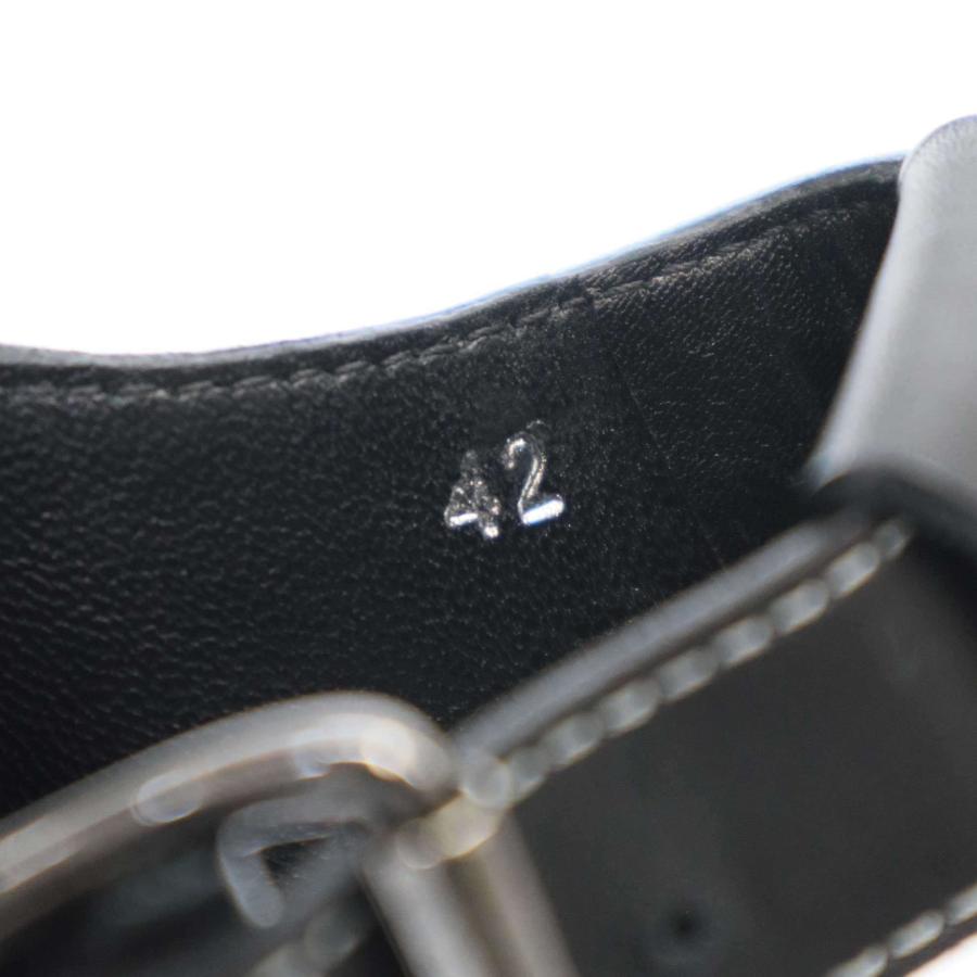 LEMAIRE ルメール 20SS レザーストラップグルカサンダル ブラック 42  
