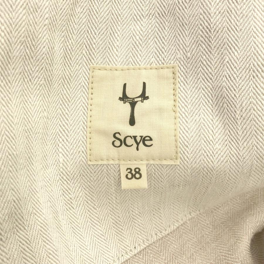 Scye（サイ） SAMPLE/24SS Linen Herringbone Stand Collar Work