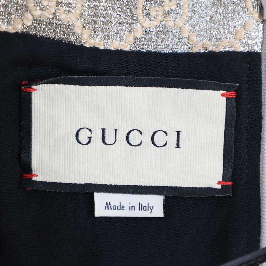 GUCCI（グッチ） GG ラメノースリーブ ワンピース 622982 ZAD0I 