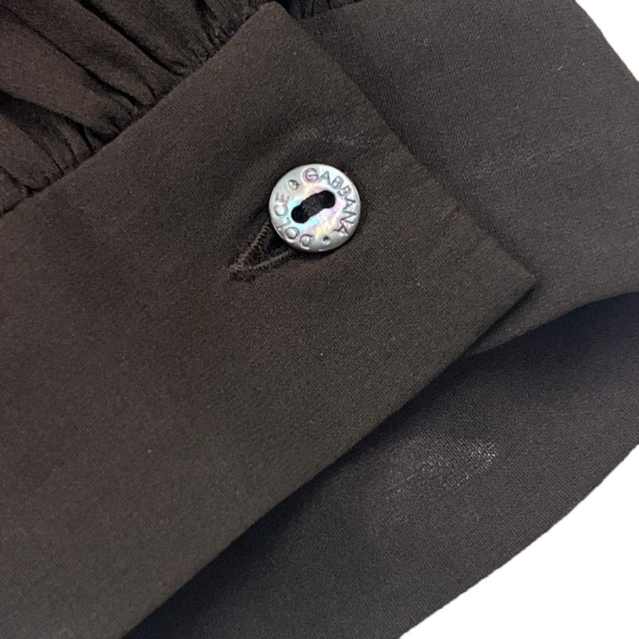 ドルチェ＆ガッパーナ レースブラウス DOLCE&GABBANA（ドルチェ & ガッバーナ） レース装飾シルクプル