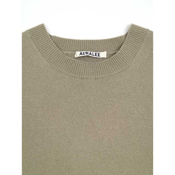 AURALEE オーラリー 21AW FELTED WOOL KNIT HALF SLEEVED LONG AURALEE オーラリー 21AW FELTED WOOL KNIT HALF SLEEVED LONG