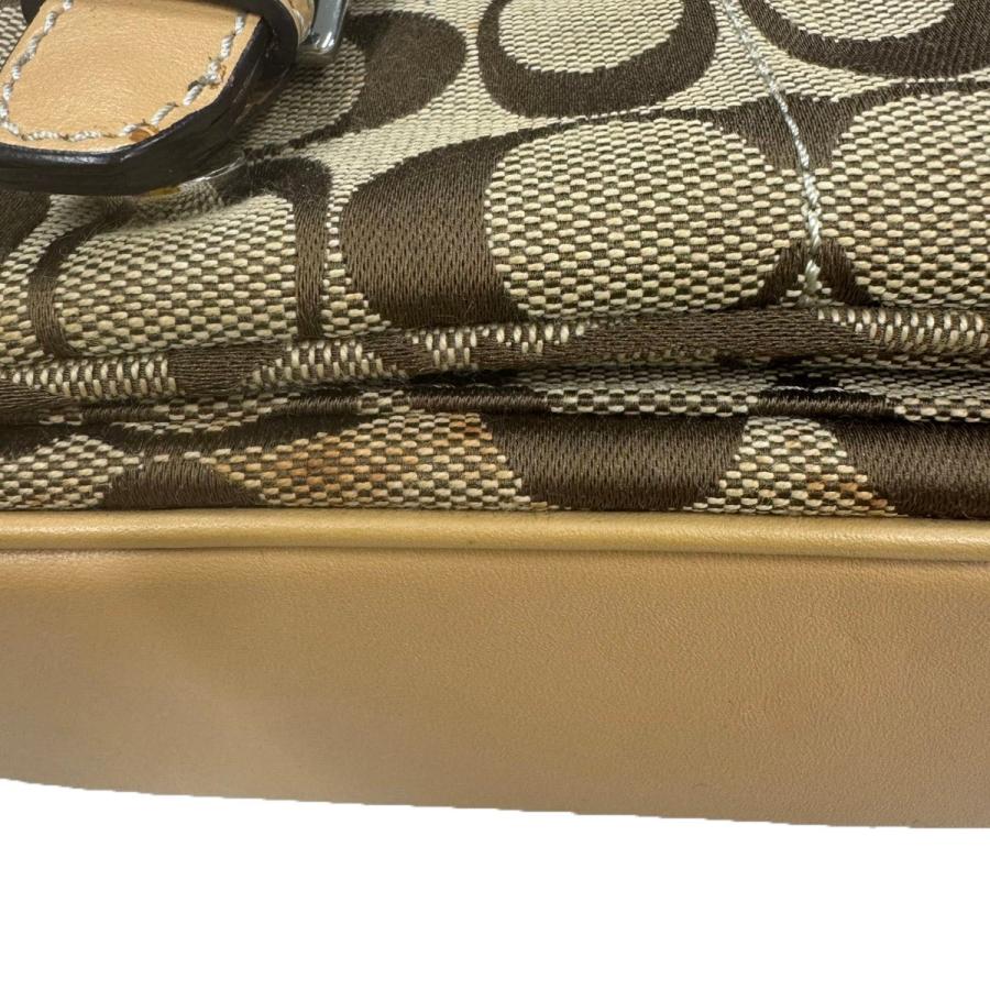 COACH（コーチ） シグネチャー ミニショルダーバッグ 6844 ベージュ
