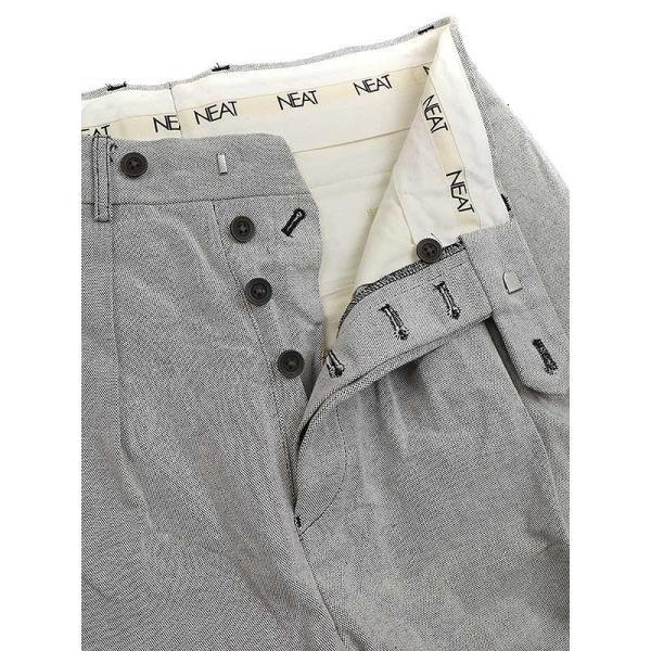 NEAT（ニート） 2タックコットントラウザーパンツ グレー サイズ:46