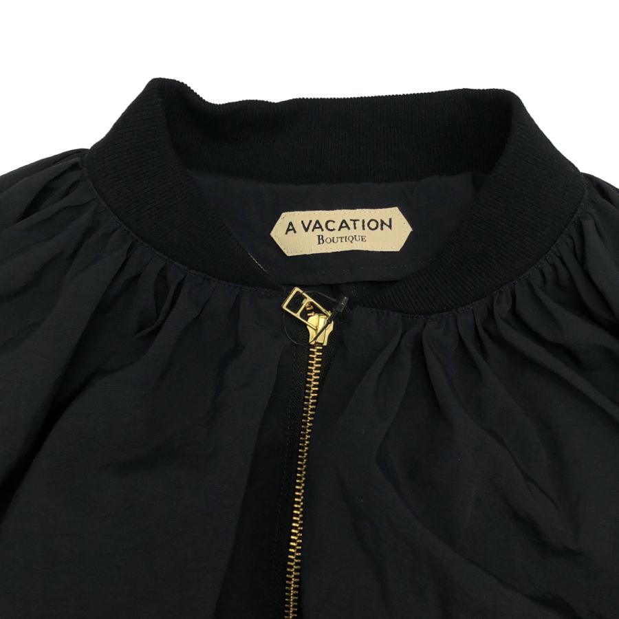 A VACATION ア ヴァケーション 25SS ギャザー ブルゾン 25SS-A516-00-09 ネイビー F ITX31RN92NBQの画像
