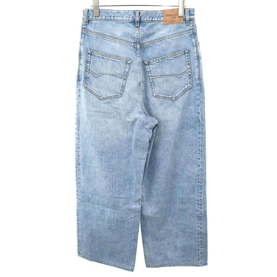 BALENCIAGA バレンシアガ 24AW バギーデニムパンツ 745213 TRW55 インディゴ XS BALENCIAGA（バレンシアガ） 24AW バギーデニムパンツ 745213 TRW55