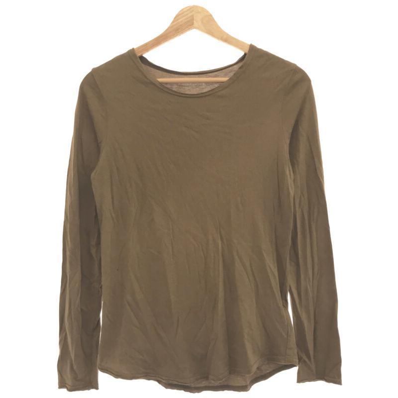 Ameri アメリ パスコード刺繍ロングスリーブカットソー ブラウン サイズ：F ITX6UUDX22HV | Ameri