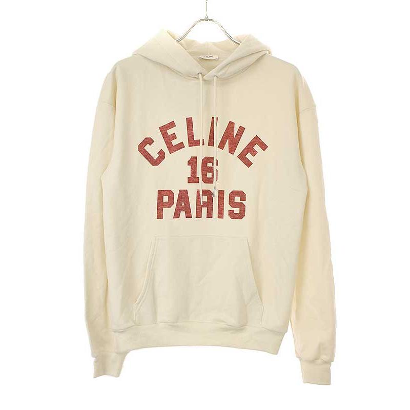 CELINE PARIS ロゴスウェット アイボリー CELINE PARIS ロゴスウェット アイボリー CELINE Paris Logo