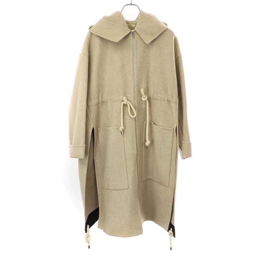CELINE（セリーヌ） by Phoebe Philo ウールカシミヤフーデッドコート 