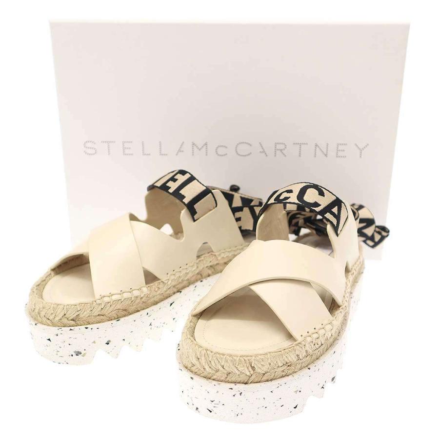 STELLA McCARTNEY ステラ マッカートニー GAIA ロゴリボンレースアップ  