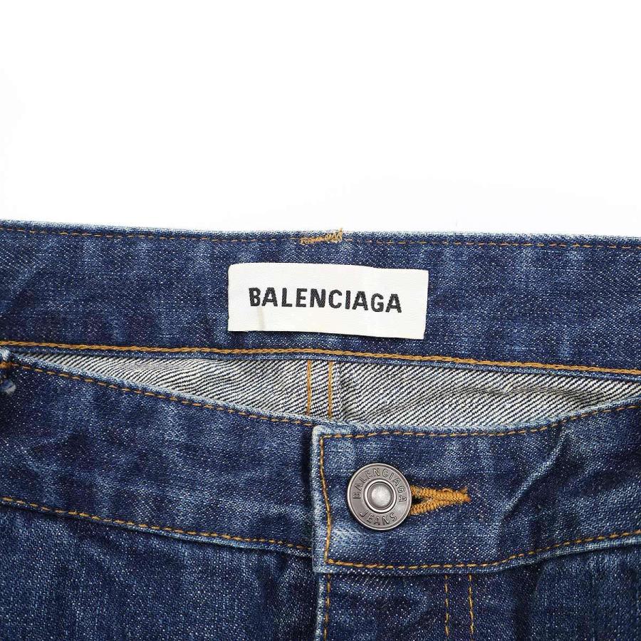 BALENCIAGA バレンシアガ 20SS ウォッシュ加工ストレートデニム BALENCIAGA バレンシアガ 20SS ウォッシュ加工ストレートデニム