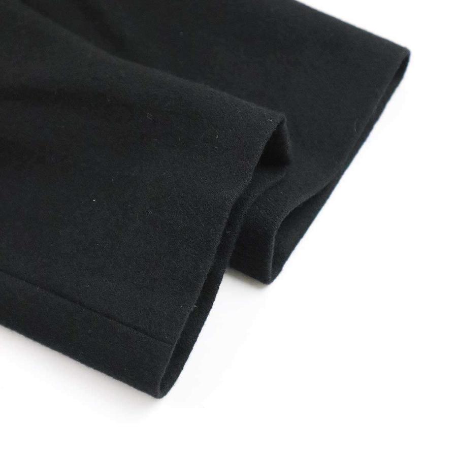 YOHJI YAMAMOTO +NOIR ヨウジヤマモト プリュスノアール ダブルブレスト ウールロングコート NR-C03-103 ブラック 2 ITXEVINMU4JD | YOHJI YAMAMOTO +NOIR | 04