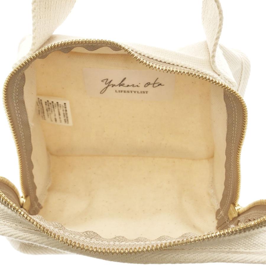 LIFESTYLIST ライフスタイリスト ota yukari Canvas Mini Book Bag キャンバススクエアバッグ  アイボリー系  ITXK5OT71GNC |  | 05