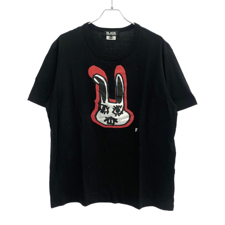 BLACK COMME des GARÇONS ウサギTシャツ S BLACK COMME des GARCONS うさぎ Tシャツ ホワイト - メルカリ